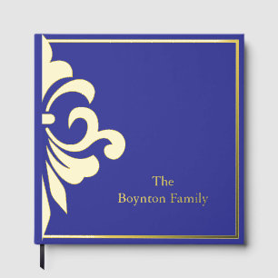 Royal Fleur di Lis foil Scrapbook Photo Album Foil