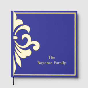 Royal Fleur di Lis foil Scrapbook Photo Album Foil Foil Guest Book