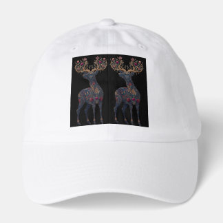 Royal floral cosmic Deer Hat