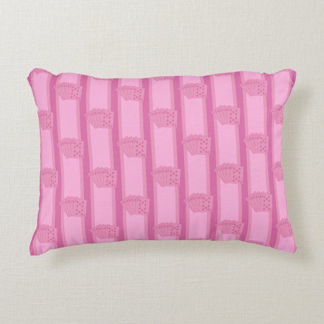 Royal Flush Accent Pillow (Front)