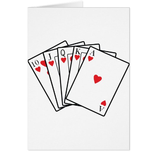 Royal Flush Cards (Front)