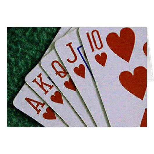 Royal Flush Cards (Front Horizontal)