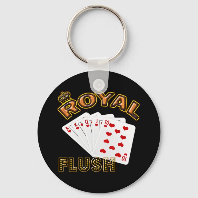 ROYAL FLUSH KEYCHAIN (Front)