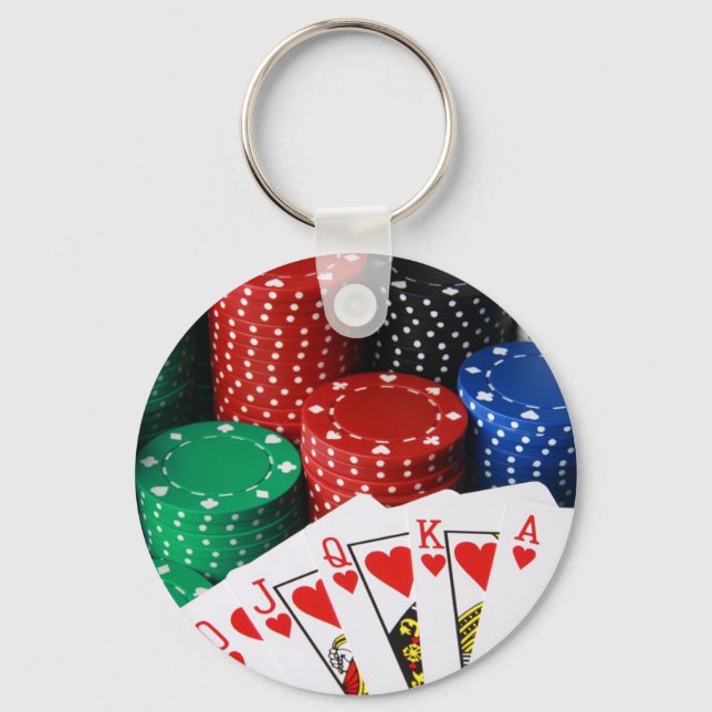 Royal Flush Keychain (Front)