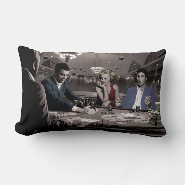 Royal Flush Lumbar Pillow (Front)