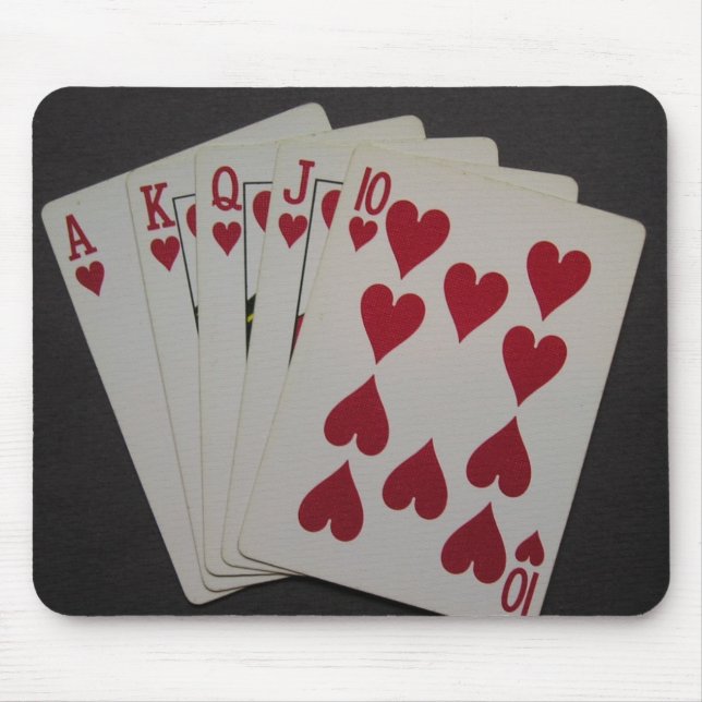 Royal Flush Mouse Pad (Front)