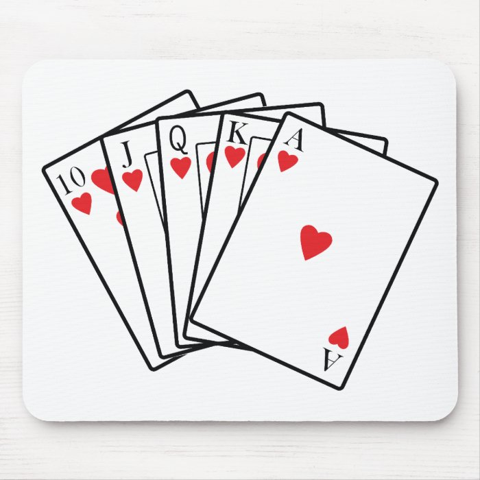 Royal Flush Mousepads