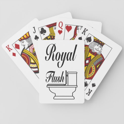 Royal Flush Playing Cards