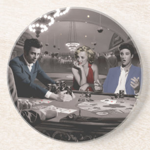 Royal Flush Sandstone Coaster