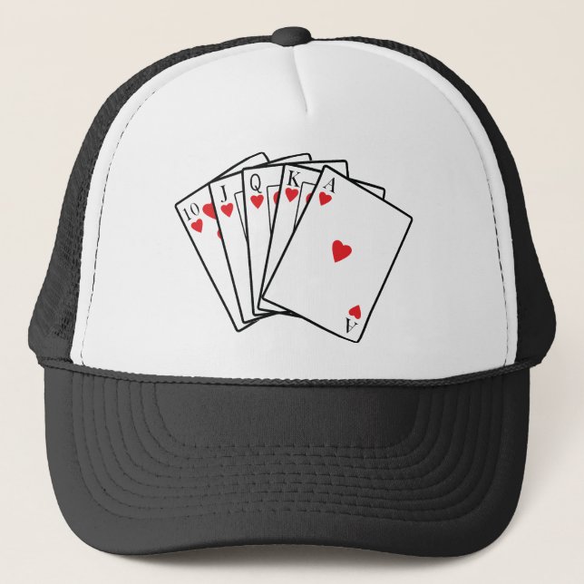 Royal Flush Trucker Hat (Front)