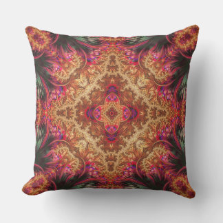 Royal Fractal | Throw Pillow