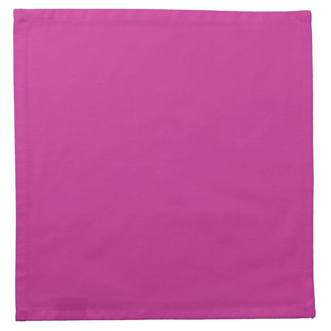 Royal Fuchsia Stylish Colorful Napkin (Front)