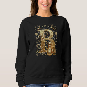 Royal Gold B Luxury Women's Sweatshirt