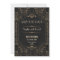 Royal Gold Black Great Gatsby 1920s Save The Date