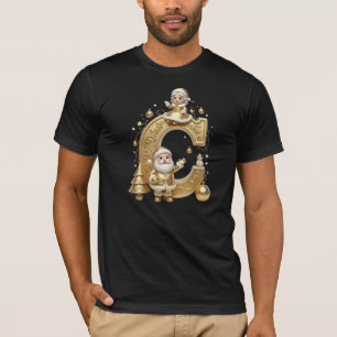 Royal Gold C Luxury Santa Men's T-Shirt