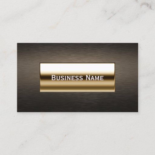 Customizable Royal Gold Label Lawyer/Attorney Business Card