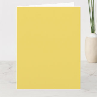 Royal Gold Solid Plain Color Card