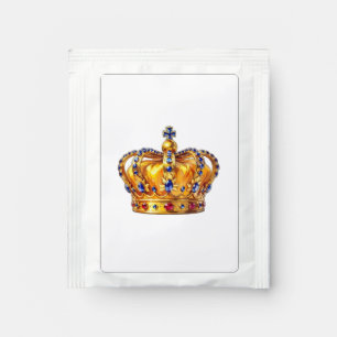 Royal golden crown tea bag drink mix