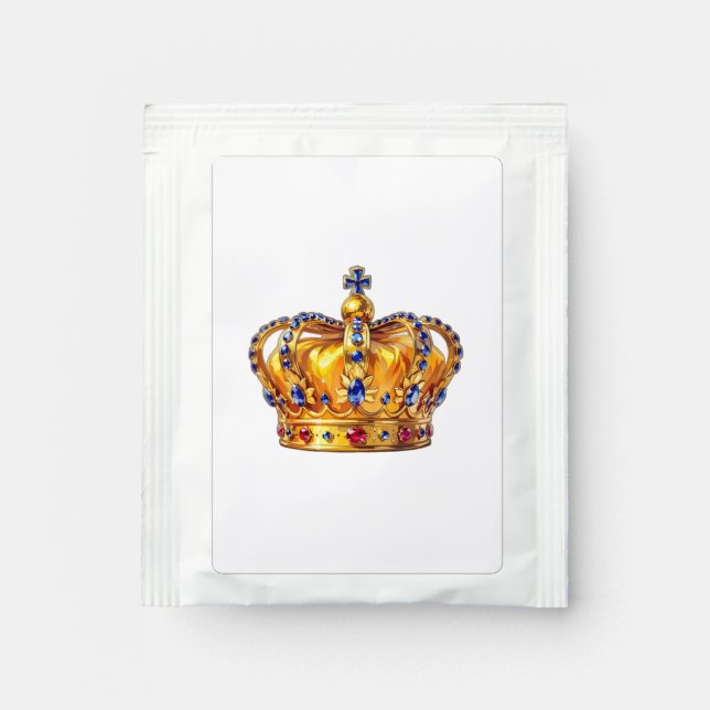 Royal golden crown tea bag drink mix (Front)