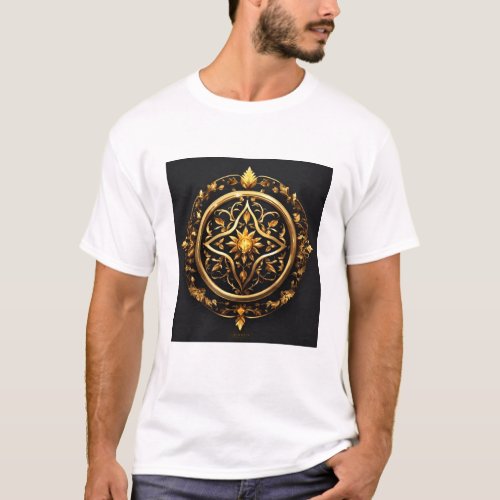 Royal golden emblem   T_Shirt