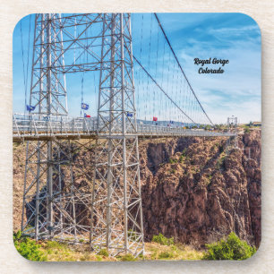 Royal Gorge Bridge Side View Coaster Set