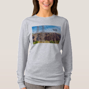 Royal Gorge Bridge Side View Long Sleeve Shirt