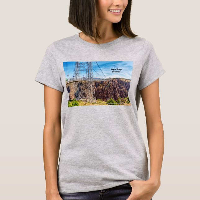 Royal Gorge Bridge Side View Women's T-Shirt (Front)