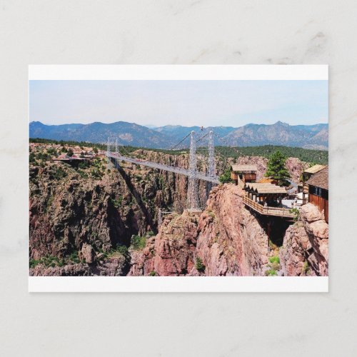 Royal Gorge Bridge  the highest in USA Postcard