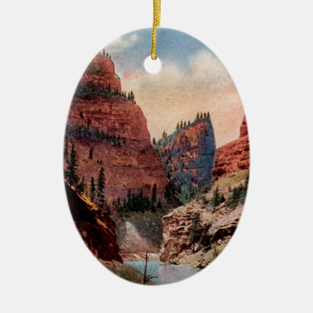 Royal Gorge Canyon Ornament (Front)