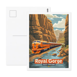 Royal Gorge Vintage Famous Travel Place Postcard