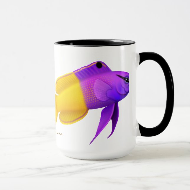 Royal Gramma Coral Reef Fish Mug (Right)