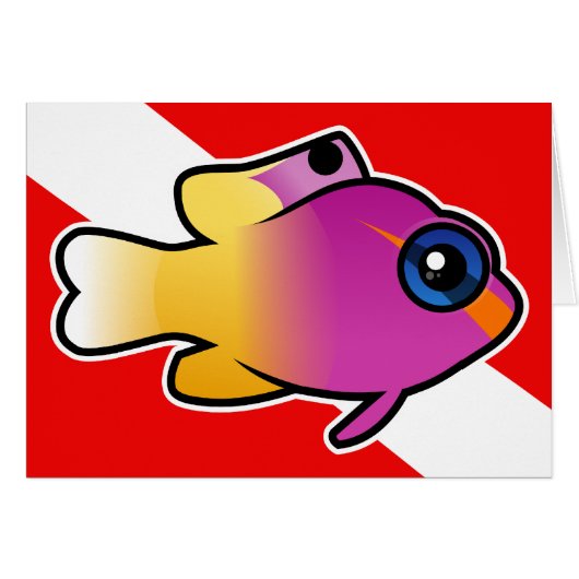 Royal Gramma Dive Flag Cards (Front Horizontal)