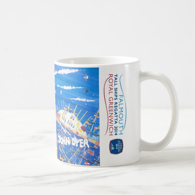 Royal Greenwich Tall Ships Regatta Art Mug (Right)