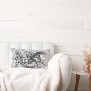 Royal Griffin Throw Pillow