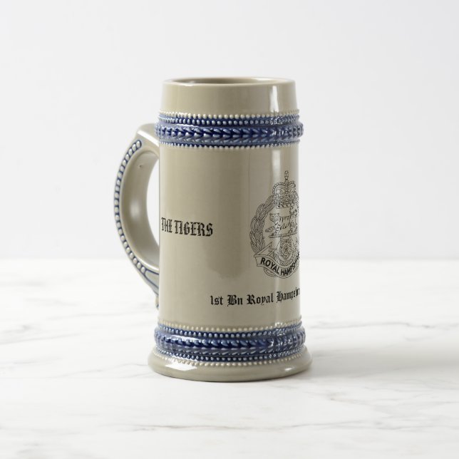 Royal Hampshire Regt design Stein (Front Left)