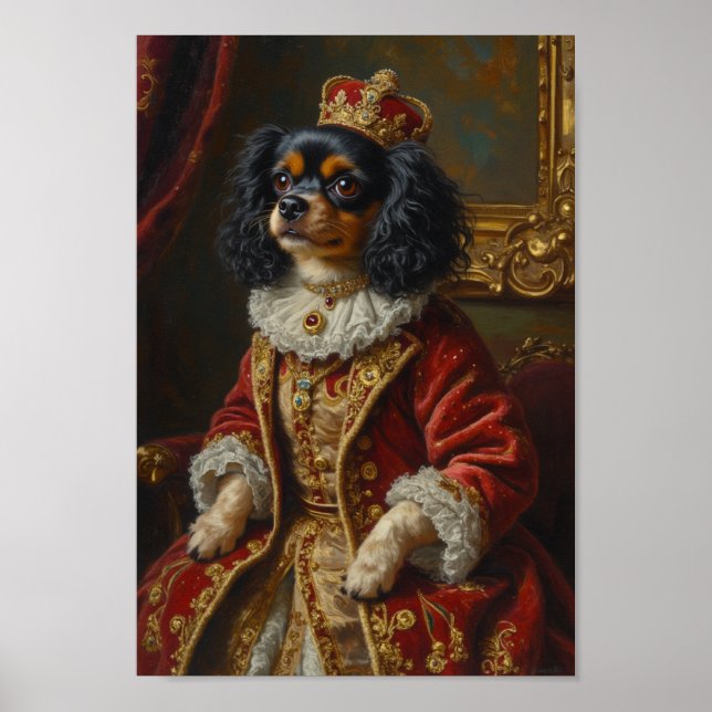 Royal Havanese Portrait Poster (Front)