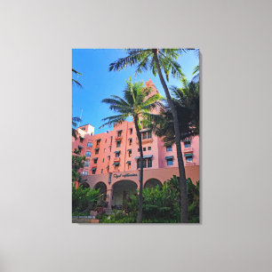 Royal Hawaiian Hotel Canvas Print