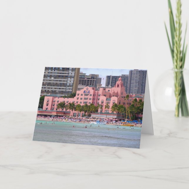 Royal Hawaiian Hotel Card (Front)