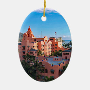 Royal Hawaiian Hotel Ceramic Ornament