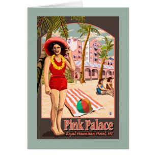 Royal Hawaiian Hotel in Hawaii Cards