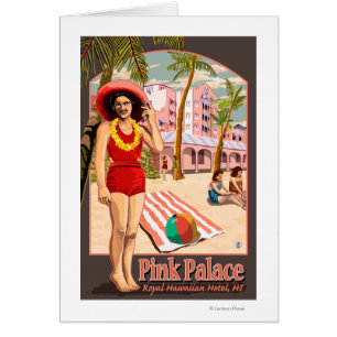 Royal Hawaiian Hotel in Hawaii Cards