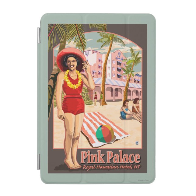 Royal Hawaiian Hotel in Hawaii iPad Mini Cover (Front)
