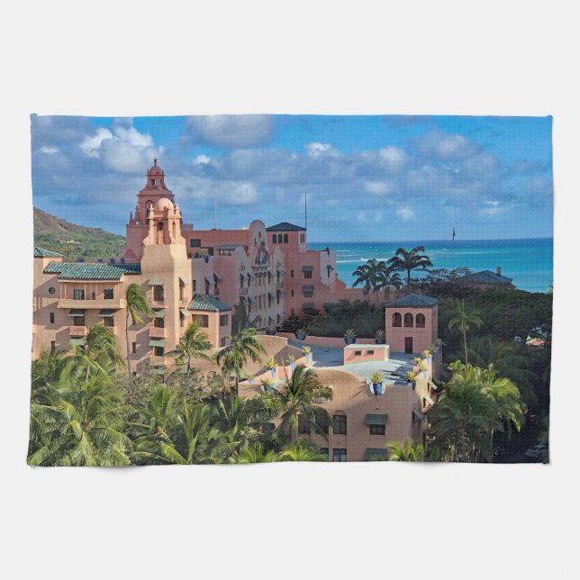 Royal Hawaiian Hotel Kitchen Towel (Horizontal)