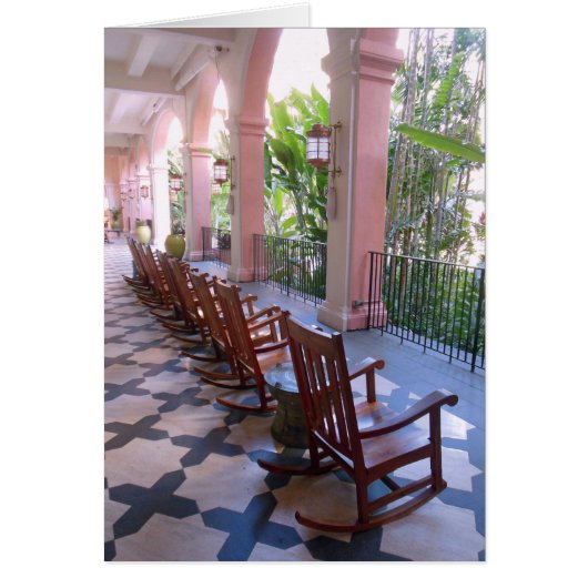 Royal Hawaiian Hotel Lanai Cards (Front)