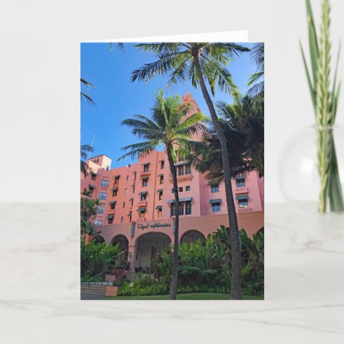 Royal Hawaiian Hotel Thank You Card