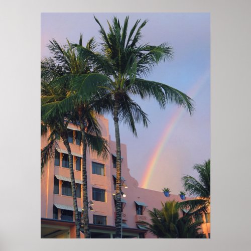 Royal Hawaiian Rainbow Poster