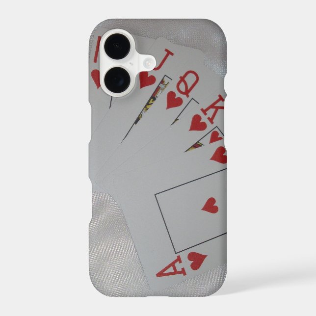 Royal Heart Flush, Case-Mate iPhone Case (Back)