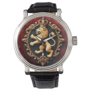 Royal Heraldic Tapestry Pattern Watch