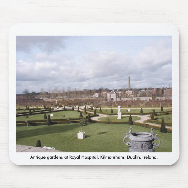 Royal Hospital Kilmainham, Antique Gardens Mouse Pad (Front)