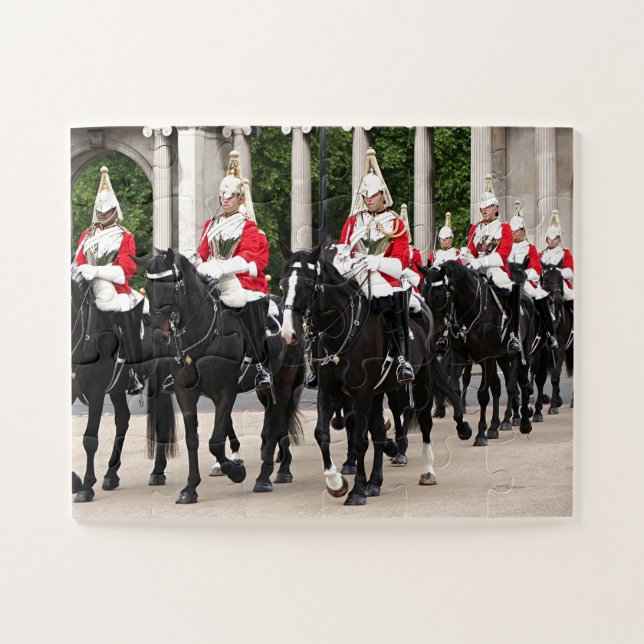 Royal Household Cavalry, London, England Jigsaw Puzzle (Horizontal)